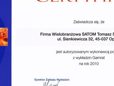 certyfikat-gamrat2010