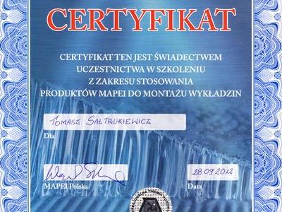 certyfikat-mapei